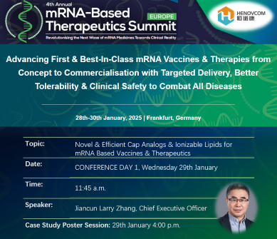 Henovcom Is Invited to Give Presentation at the mRNA Summit